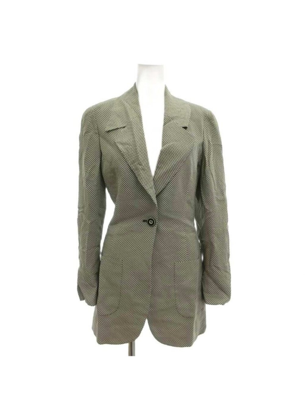 Fendi Tailored Jacket Single Breasted Fully Lined Tight Silhouette
